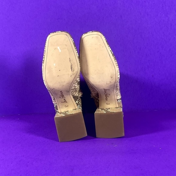 Sam‎ Edelman Women's Tan Snake Print DaRuby Ankle Bootie Shoe Size 5.5-NEW - Picture 9 of 11